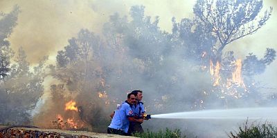  3 kentte aynı anda orman yangınları başladı İzmir, Mersin, Hatay