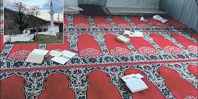 Batı Trakya’da camiye çirkin saldırı, zarar verip Kuranı Kerim’i yırttılar