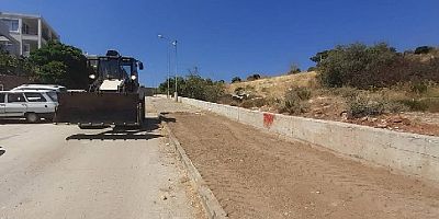 Belediye ekipleri asfaltlama çalışmalarını sürdürüyor