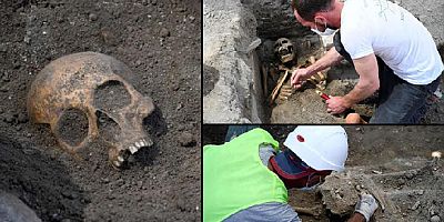 Kadıkalesi kazılarında 800 yıllık iskeletler bulundu