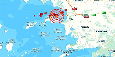 Kuşadası 3.8 depremle sarsıldı, Bodrum ve Milas’tan hissedildi