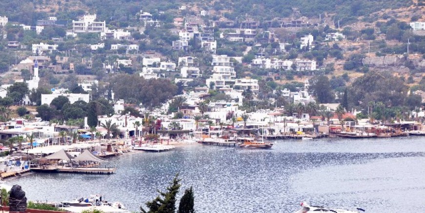 Bayramda sosyetenin tatil cenneti Türkbükü boş kaldı