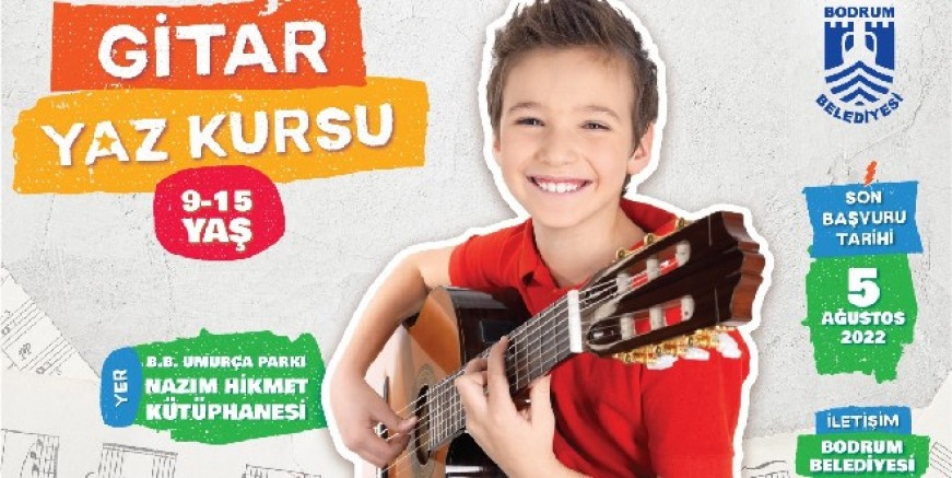 Belediye’den çocuklara ücretsiz gitar kursu başlıyor