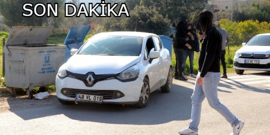 Bitez’de polisten kaçan şahıs aracının konteynırlara çarpması sonucu yakalandı