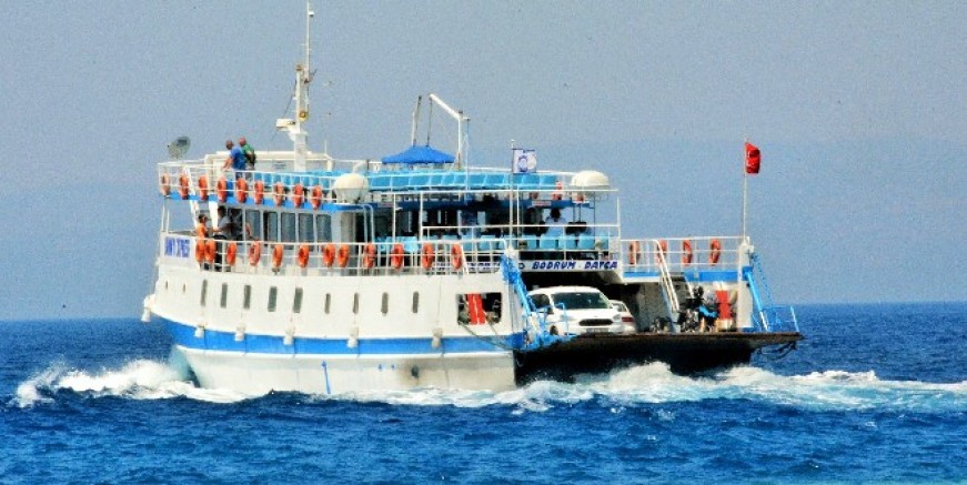 Bodrum’dan Datça’ya  feribot ile 600 binin üzerinde yolcu taşındı