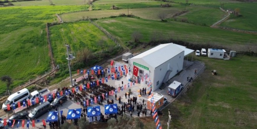 Büyükşehir Belediyesi’nin Zeytinyağı Üretim Tesisi  “Gençler köyüne dönmeli” sloganı ile açıldı
