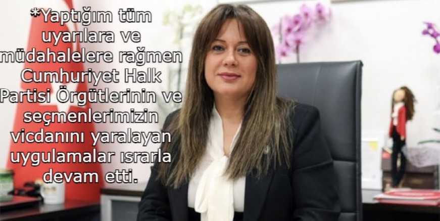 CHP Genel Başkan Yardımcısı Koza Yardımcı istifa etti