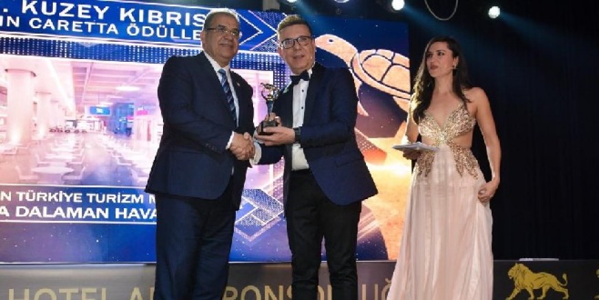Dalaman Havalimanı’na Altın Caretta Ödülü verildi