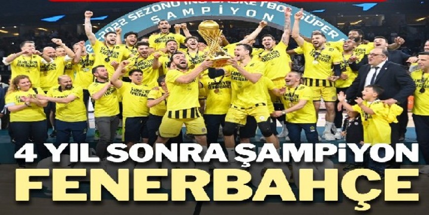 Fenerbahçe Beko şampiyonluğunu ilan etti! Seride Anadolu Efes’i devirdi…