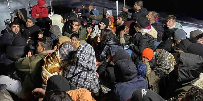 59 düzensiz göçmen kurtarıldı