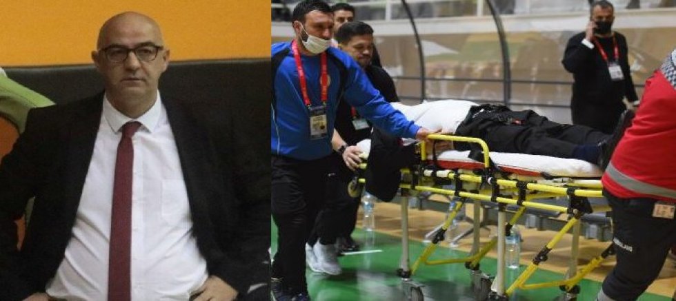 Basketbol koçu Cengiz Karadağ maçın ortasında kalp krizi geçirdi