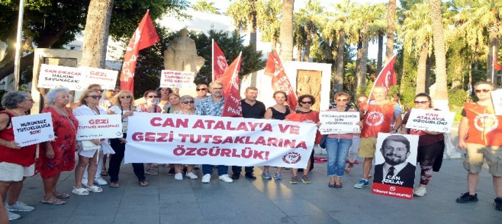 Bodrum’da TİP'ten Can Atalay ve Gezi tutuklularına destek eylemi