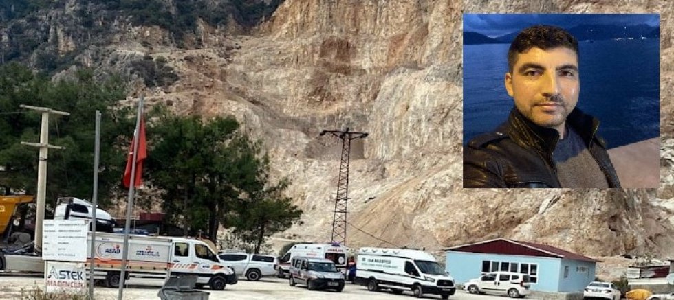 Muğla’da 250 metre yükseklikten yuvarlanan kepçenin operatörü öldü