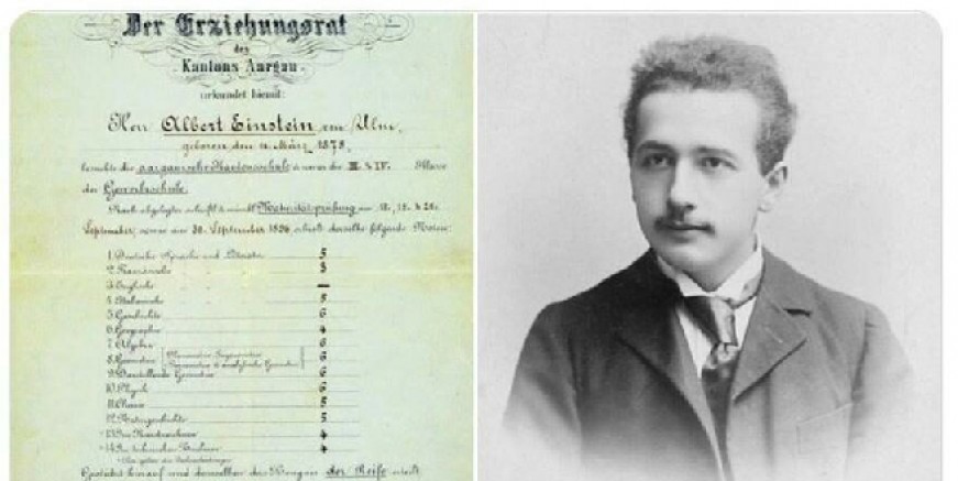 Nobel, Einstein’ın karnesini paylaştı