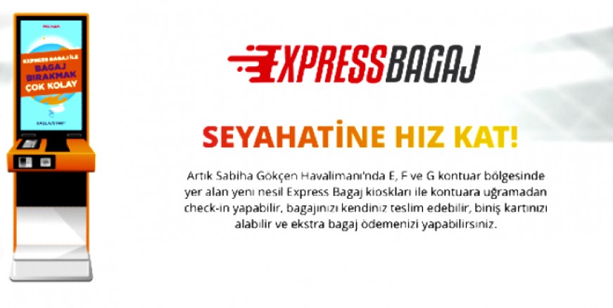 Pegasus 'Express Bagaj Sistemi'ni İzmir'de kullanıma açtı