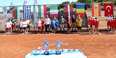 12 yaş erkek tenis Milli Takımları Bodrum’da buluştu