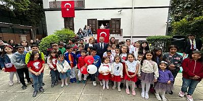 23 Nisan Atatürk’ün evinde coşku ile kutlandı