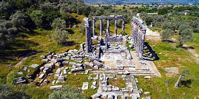 2500 yıllık Antik Euromos kenti için hayırseverlerden anlamlı destek