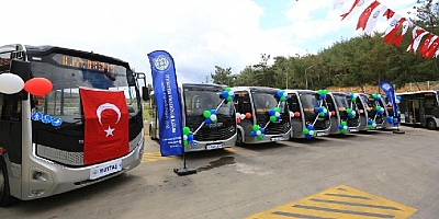 60 yeni otobüs hizmete girdi