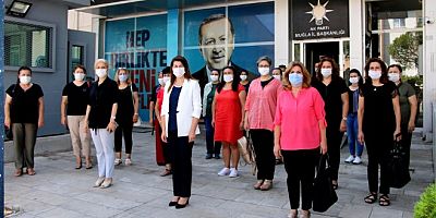 AK Partili  Kadınlar : Hiç kimse kadınlarımızın namusuna dil uzatamaz