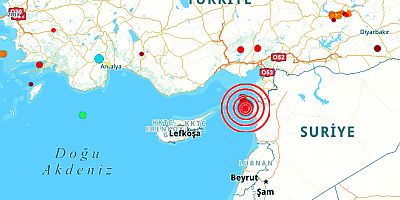 Akdeniz ‘de 4.8 şiddetinde deprem meydana geldi