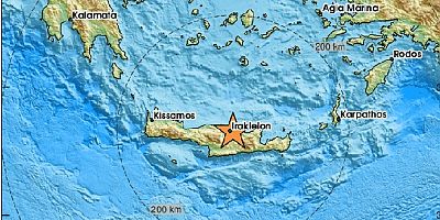 Akdeniz’deki Girit Adası depremle sarsıldı