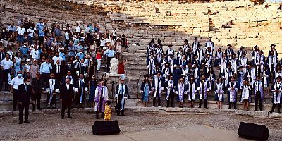 Antik Kent Knidos’ta diploma töreni heyecanı yaşandı