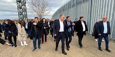 Avrupa’da 27 ülkenin büyükelçisi Türkiye sınırında incelemelerde bulundu