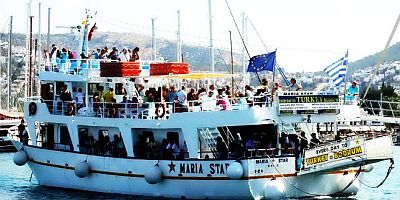 Bayram tatili komşuya yaradı, Türk turistler adalara akın etti