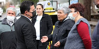 Belediye Başkanı Ahmet Aras Güvercinlik’te yaşayanlarla bir araya geldi