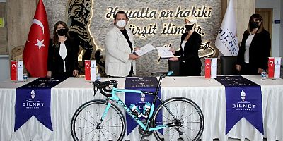 Bilnet okulları uluslar arası bisiklet yarışının ana sponsoru oldu