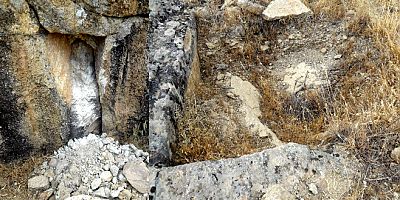 Binlerce yıllık Latmos’ta tonlarca ağırlıktaki kayayı patlattılar