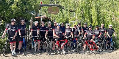 Bodrum'a gelen İngiliz Bisiklet Grubu 4 Günde Gökova Körfezini Gezdi