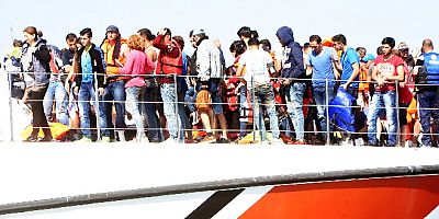 Bodrum açıklarında 157  göçmen yakalandı