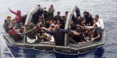 Bodrum açıklarında  sürüklenen 197 göçmen kurtarıldı