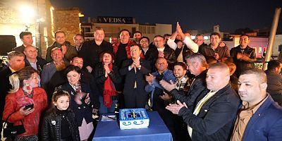 Bodrum Belediye personeli yeni yılı birlikte kutladı