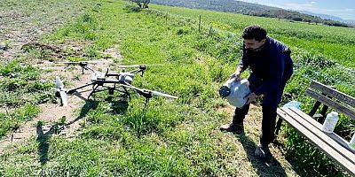 Bodrum Belediyesi’nin zirai dronu çiftçilerin hizmetinde