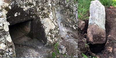 Bodrum'da 4 bin yıllık kaya mezarlarını talan ettiler