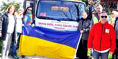 Bodrum’dan Ukrayna’ya 1 TIR yardım gönderildi