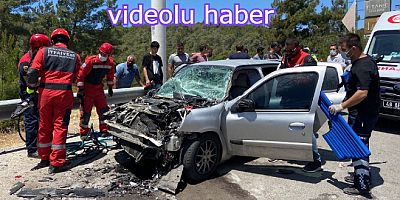 Bodrum Milas yolunda feci kaza, üç ağır yaralı