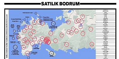 Bodrum’un taşı toprağı satılık, 3673 arsa ve bina satılık, camide var