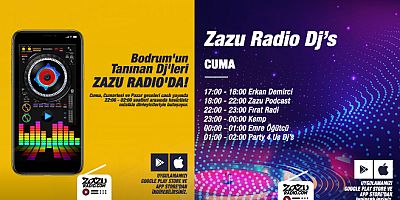Bodrum’un ünlü Dj’leri Zazu Radio’da müzikleri ile hayran bırakıyor
