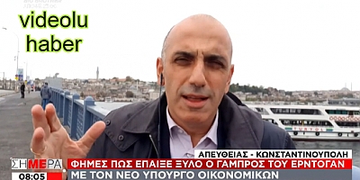 Canlı yayında sirenlere yakalanan Yunan muhabirinin gergin anları