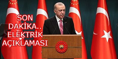 Cumhurbaşkanı Erdoğan duyurdu! Elektrik faturalarına yeni düzenleme
