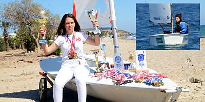 Denizde kupa madalya bırakmadı, hedefi olimpiyatlar ve pilot olmak