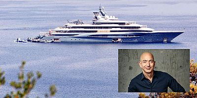 Dünyanın en zengin iş adamı Jeff Bezos'un mega yatı Bodrum’da