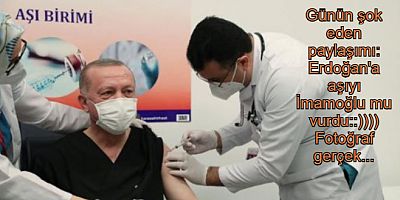 Erdoğan aşı vuruldu ama Ekrem İmamoğlu gündem oldu