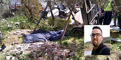 Forklift devrildi sürücüsü yaşamını yitirdi