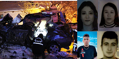 Gece yarısı korkunç kaza: 4 genç hayatını kaybetti