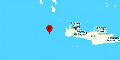 Girit adasında 4.7 büyüklüğünde deprem